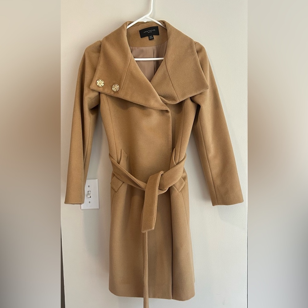 Ann Taylor Camel Coat